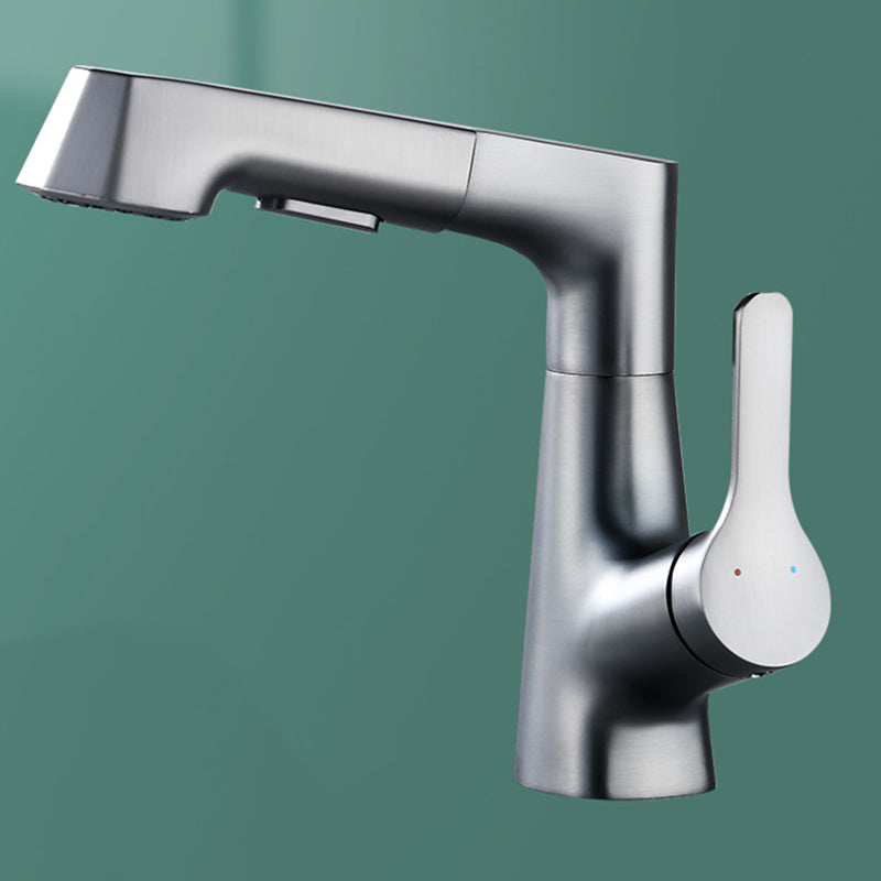 Modern Faucet Solid Copper Centerset Bathroom Faucet