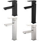 Basic sink faucet simple low arc metal centerset sink faucet for bathroom