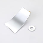 Modern Wall-Mounted Bathroom Faucet Low Arc Solid Brass Faucet