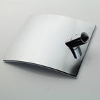 Modern Wall-Mounted Bathroom Faucet Low Arc Solid Brass Faucet