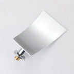 Modern Wall-Mounted Bathroom Faucet Low Arc Solid Brass Faucet