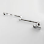 Modern Pull-down Faucet Single Handle Wall Mounted Pot Filler Low Profile 1-Hole Filler