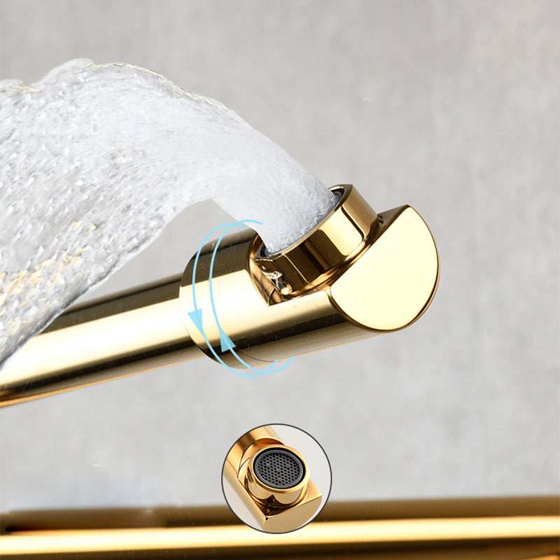 Modern Pull-down Faucet Single Handle Wall Mounted Pot Filler Low Profile 1 Holder Filler