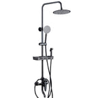 Adjustable Spray Sample Shower Combination Metal Shower Fitting Arm Shower Head with Slip Bar