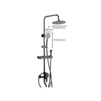Adjustable Spray Sample Shower Combination Metal Shower Fitting Arm Shower Head with Slip Bar