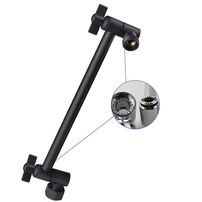 Stainless Steel Fixed Shower Head Rainfall Wall Mounted Shower Head with Extension Arm