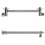 Stainless Steel Fixed Shower Head Rainfall Wall Mounted Shower Head with Extension Arm