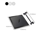 Stainless Steel Fixed Shower Head Rainfall Wall Mounted Shower Head with Extension Arm