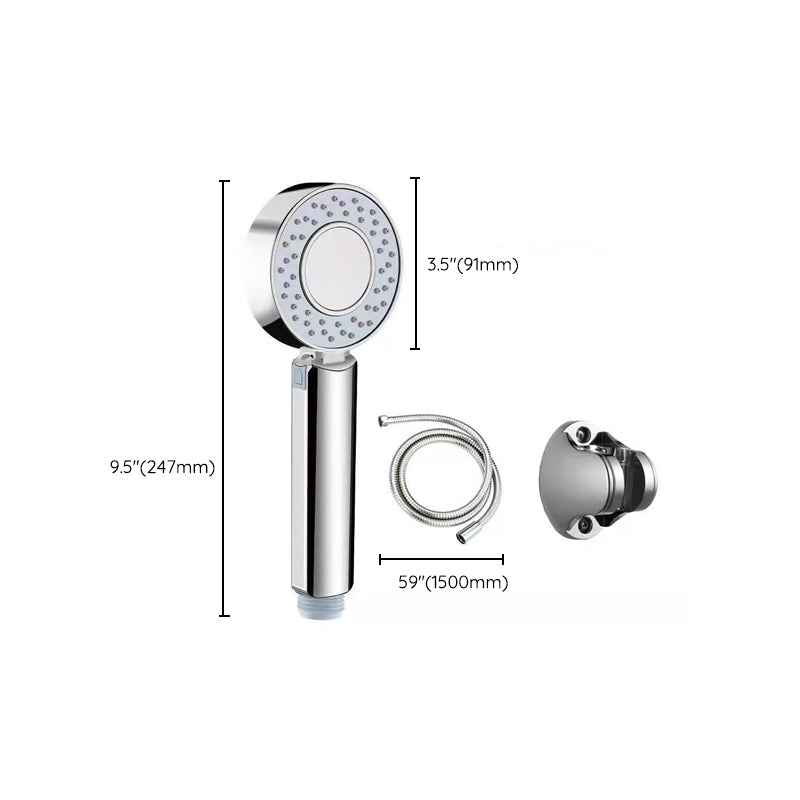 Modern Handheld Showerhead Plastic Wall Mounted Showerhead