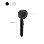 Modern Plastic Shower Head Adjustable Spray Pattern Handheld Shower Head