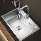 Contemporary Style Kitchen Sink Stainless Steel Color Fast Built-In Sink