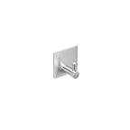 Metal Simple Bathroom Accessories as a Single Piece or in a Set in Silver