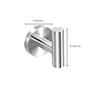 Metal Simple Bathroom Accessories as a Single Piece or in a Set in Silver