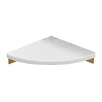 Metal and Marble Bathroom Accessory Single or in Set in Gold