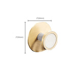 Metal and Marble Bathroom Accessory Single or in Set in Gold