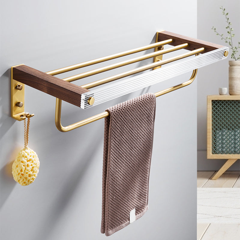 Metal Minimalist Bathroom accessory single or in set in Gold