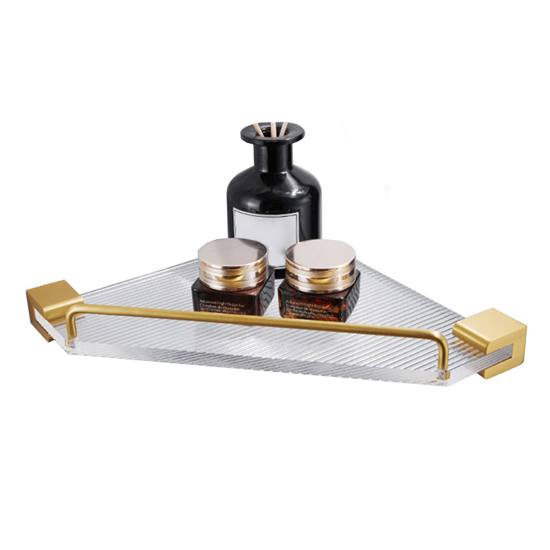Metal Minimalist Bathroom accessory single or in set in Gold