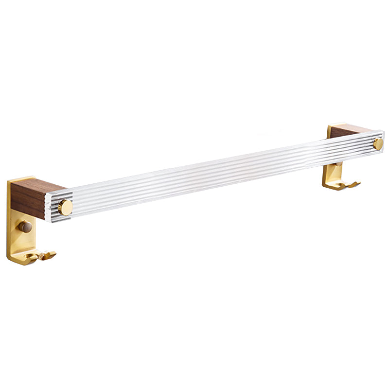 Metal Minimalist Bathroom accessory single or in set in Gold