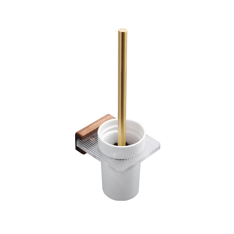 Metal Minimalist Bathroom accessory single or in set in Gold