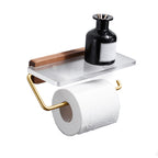 Metal Minimalist Bathroom accessory single or in set in Gold