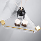 Metal Minimalist Bathroom accessory single or in set in Gold