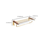 Metal Minimalist Bathroom accessory single or in set in Gold