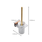 Metal Minimalist Bathroom accessory single or in set in Gold