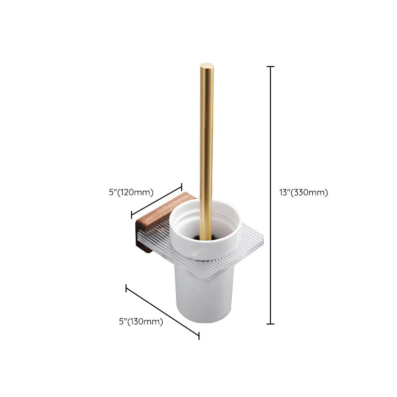 Metal Minimalist Bathroom accessory single or in set in Gold