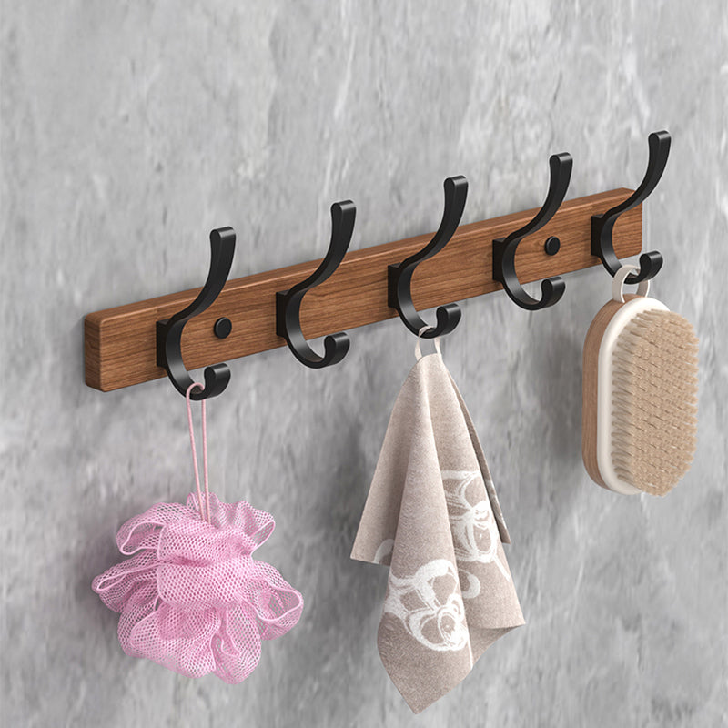 Metal and wood bathroom accessories as a single piece or as a set without drilling