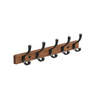 Metal and wood bathroom accessories as a single piece or as a set without drilling