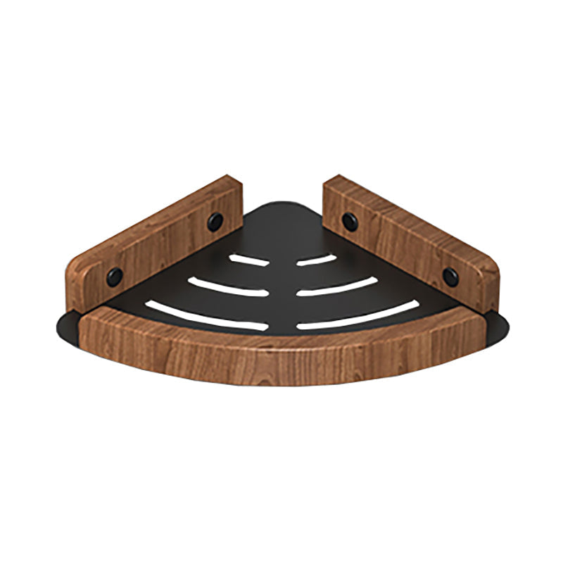 Metal and wood bathroom accessories as a single piece or as a set without drilling