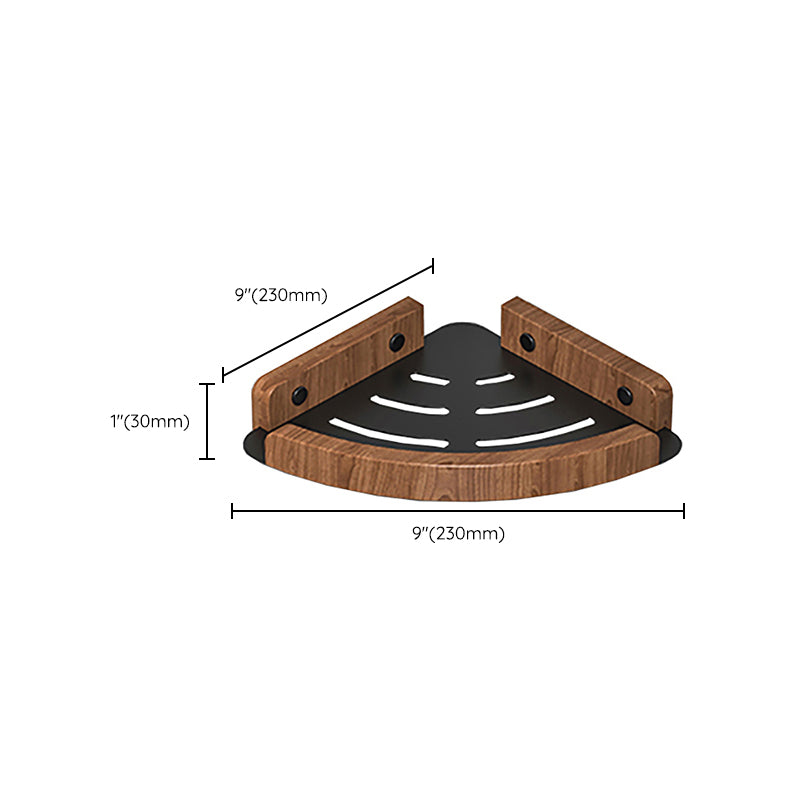 Metal and wood bathroom accessories as a single piece or as a set without drilling