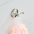 Metal Bathroom Set Traditional Style Nickel Bathroom Accessories Set