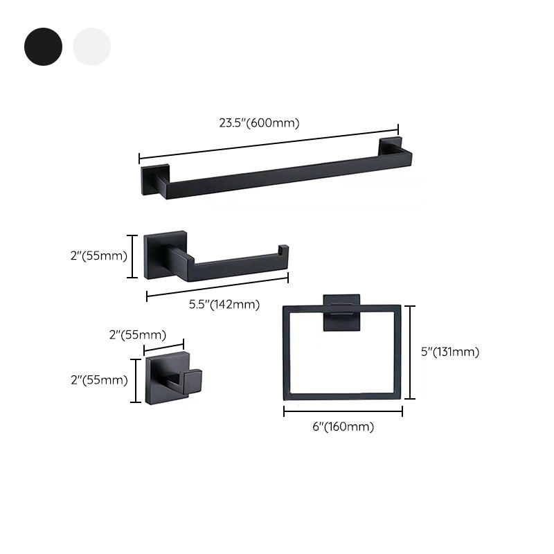 Stainless Steel Bathroom Accessories Single Piece or in Set Modern Bathroom Set