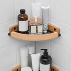 Metal and wood bathroom accessories as a single piece or in a set in black