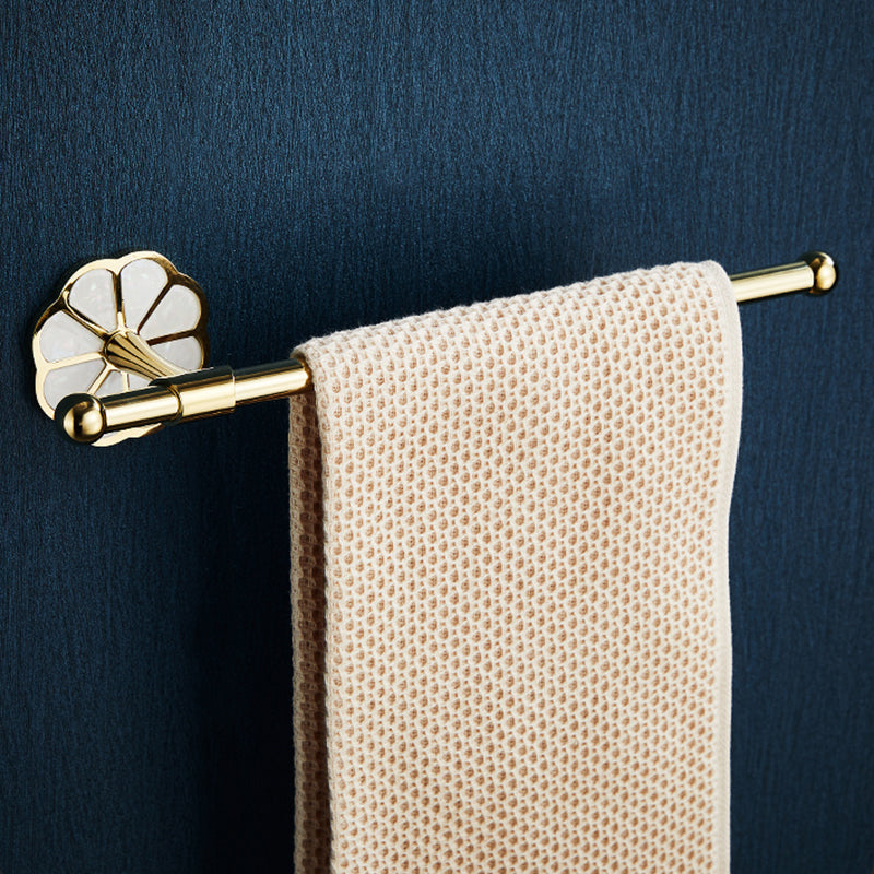 Metal Simple Bathroom Accessories as a Single Piece or in a Set in Gold