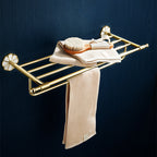 Metal Simple Bathroom Accessories as a Single Piece or in a Set in Gold