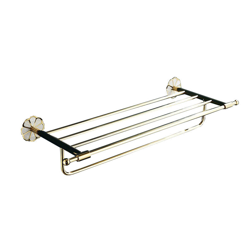 Metal Simple Bathroom Accessories as a Single Piece or in a Set in Gold