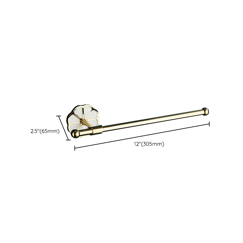 Metal Simple Bathroom Accessories as a Single Piece or in a Set in Gold