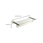 Metal Simple Bathroom Accessories as a Single Piece or in a Set in Gold