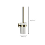 Metal Simple Bathroom Accessories as a Single Piece or in a Set in Gold