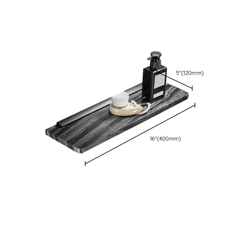 Metal and marble bathroom accessories as a single piece or as a set in black