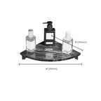 Metal and marble bathroom accessories as a single piece or as a set in black
