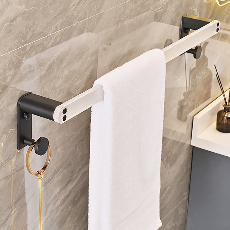 Metal and acrylic bathroom accessories as a single piece or in a set in black