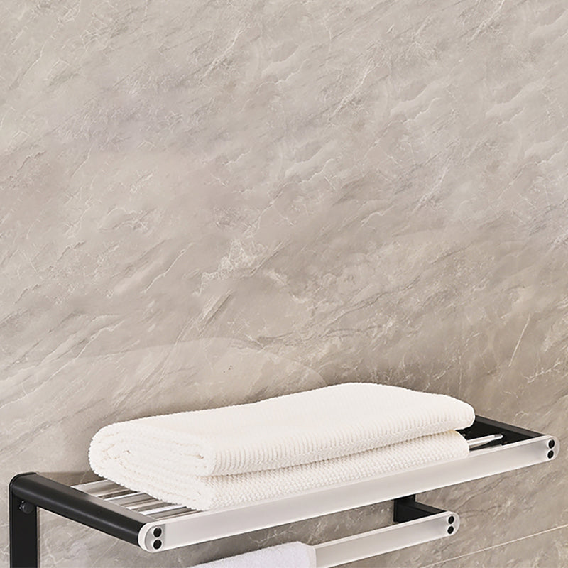 Metal and acrylic bathroom accessories as a single piece or in a set in black