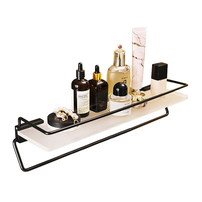 Metal and acrylic bathroom accessories as a single piece or in a set in black