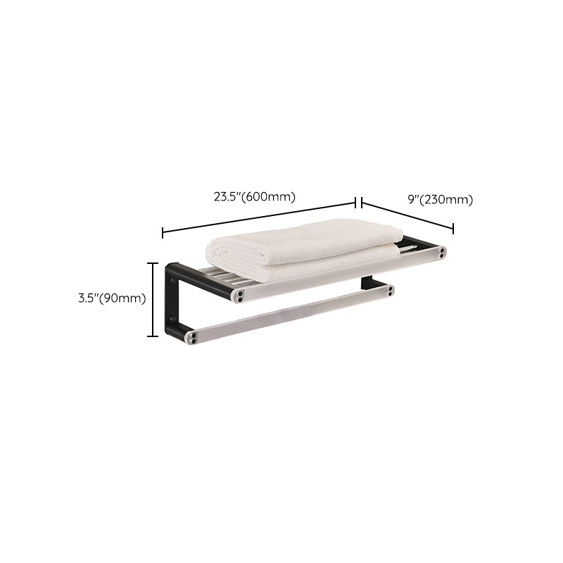 Metal and acrylic bathroom accessories as a single piece or in a set in black
