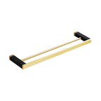Metal and Marble Bathroom Minimalist Accessory as a Single Piece or in a Set in Gold