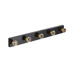 Metal and Marble Bathroom Minimalist Accessory as a Single Piece or in a Set in Gold