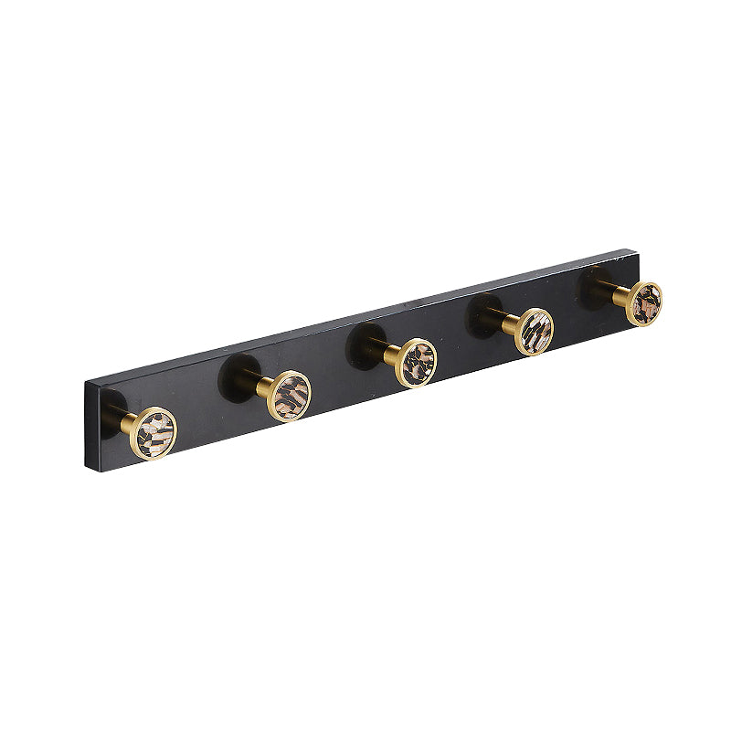 Metal and Marble Bathroom Minimalist Accessory as a Single Piece or in a Set in Gold